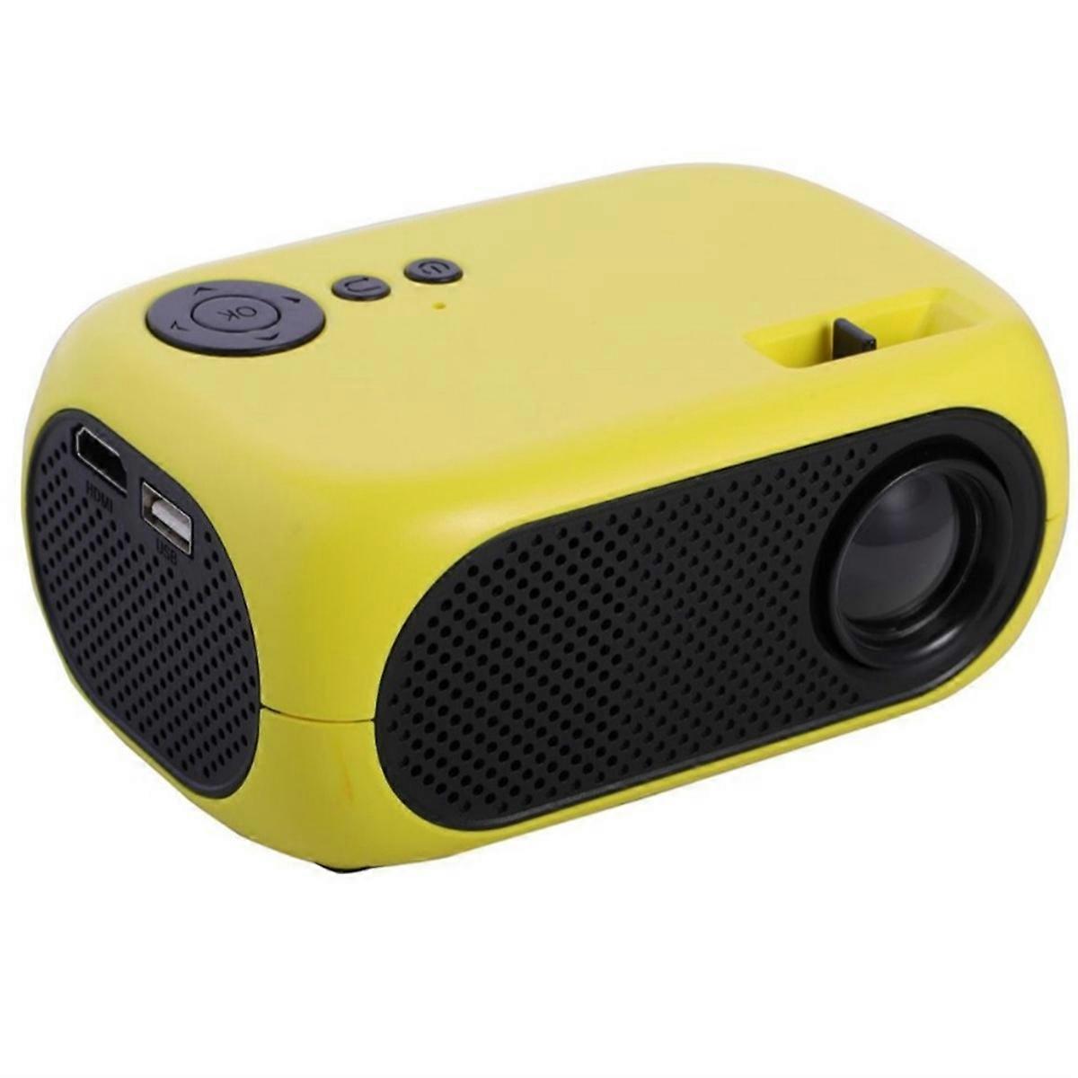 Portable Mini Projector 360P LED Wired Mobile Phone Projector EU Plug