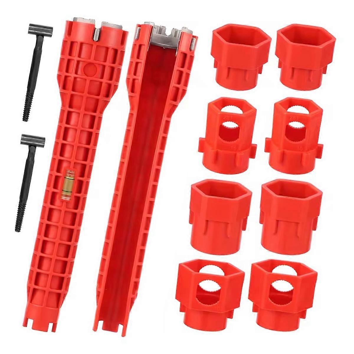 Multi-Functional Wrench Plumbing Installation and Repairs Faucet Removal Tool for Toilet, Sink, Bat