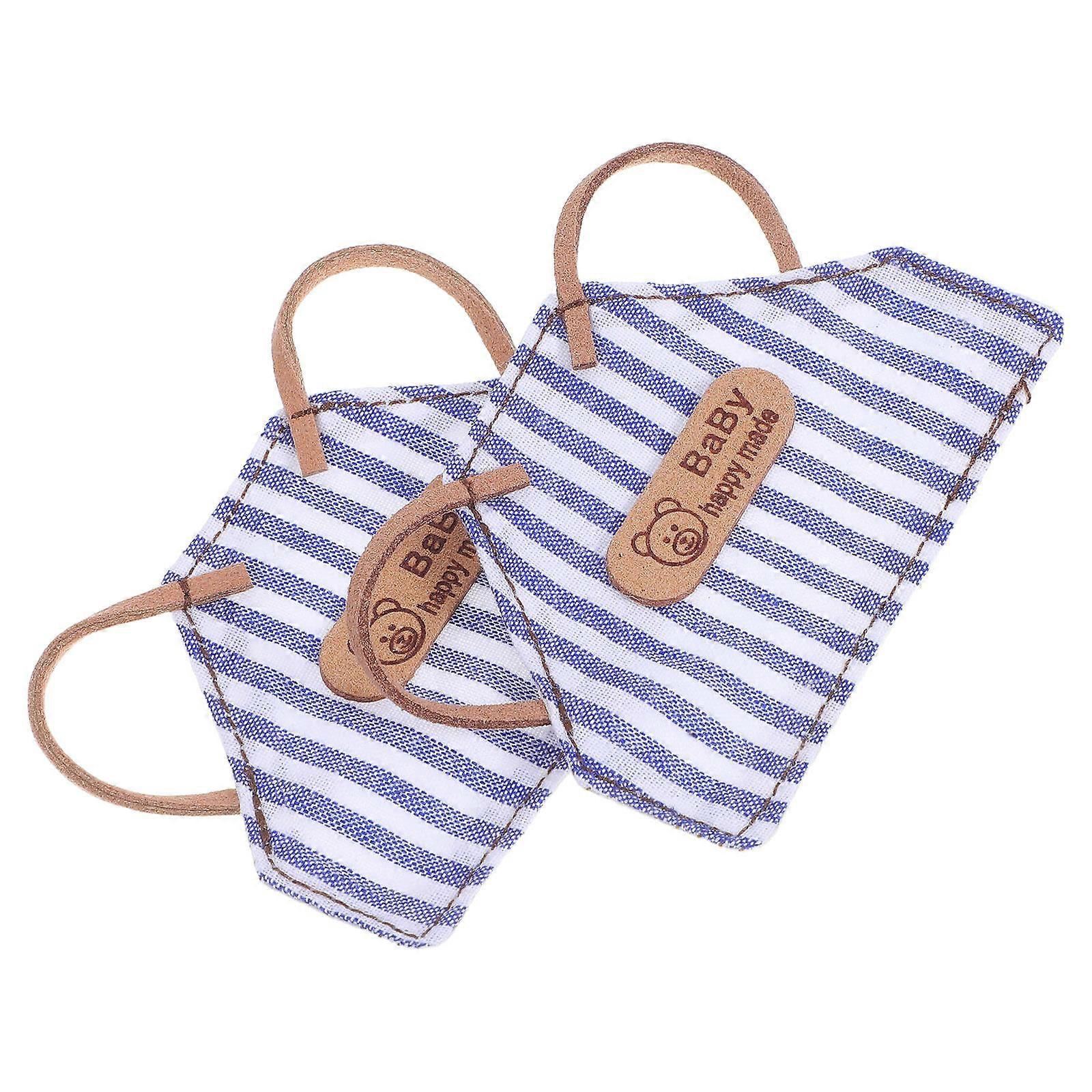 Mini Doll Aprons for Dollhouse 2Pcs Universal Washable Aprons for Dolls