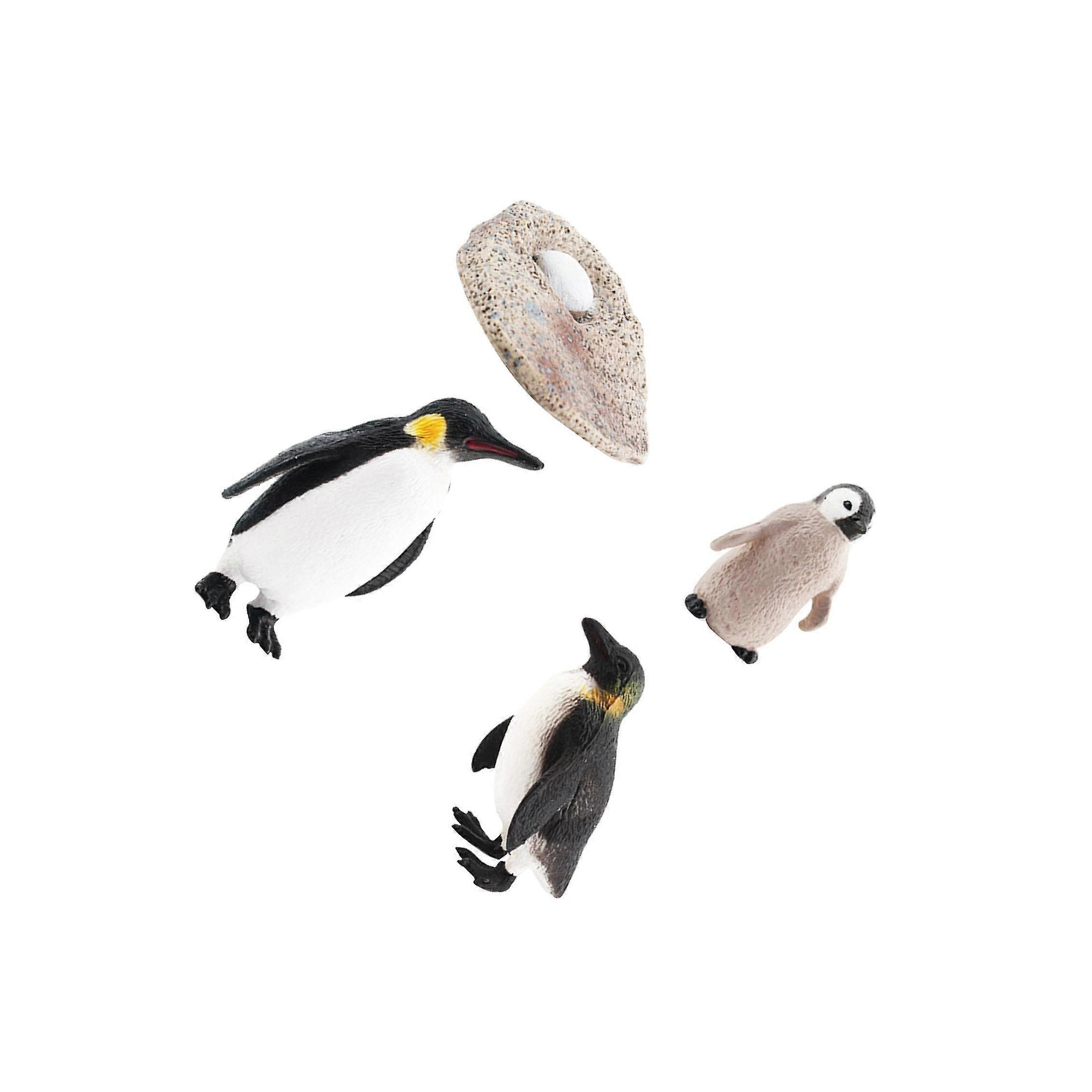 Penguin Life Cycle Model Animals Cognitive Playset for Teaching Materials Style B
