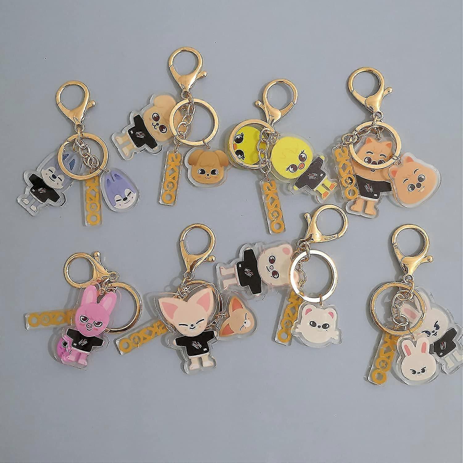 KPOP Merchandise Stray Kids SKZOO - Llavero Stary para niños, Han, L KPOP Merchandise Stray Kids SKZOO - Llavero Stary para niños, Han, L