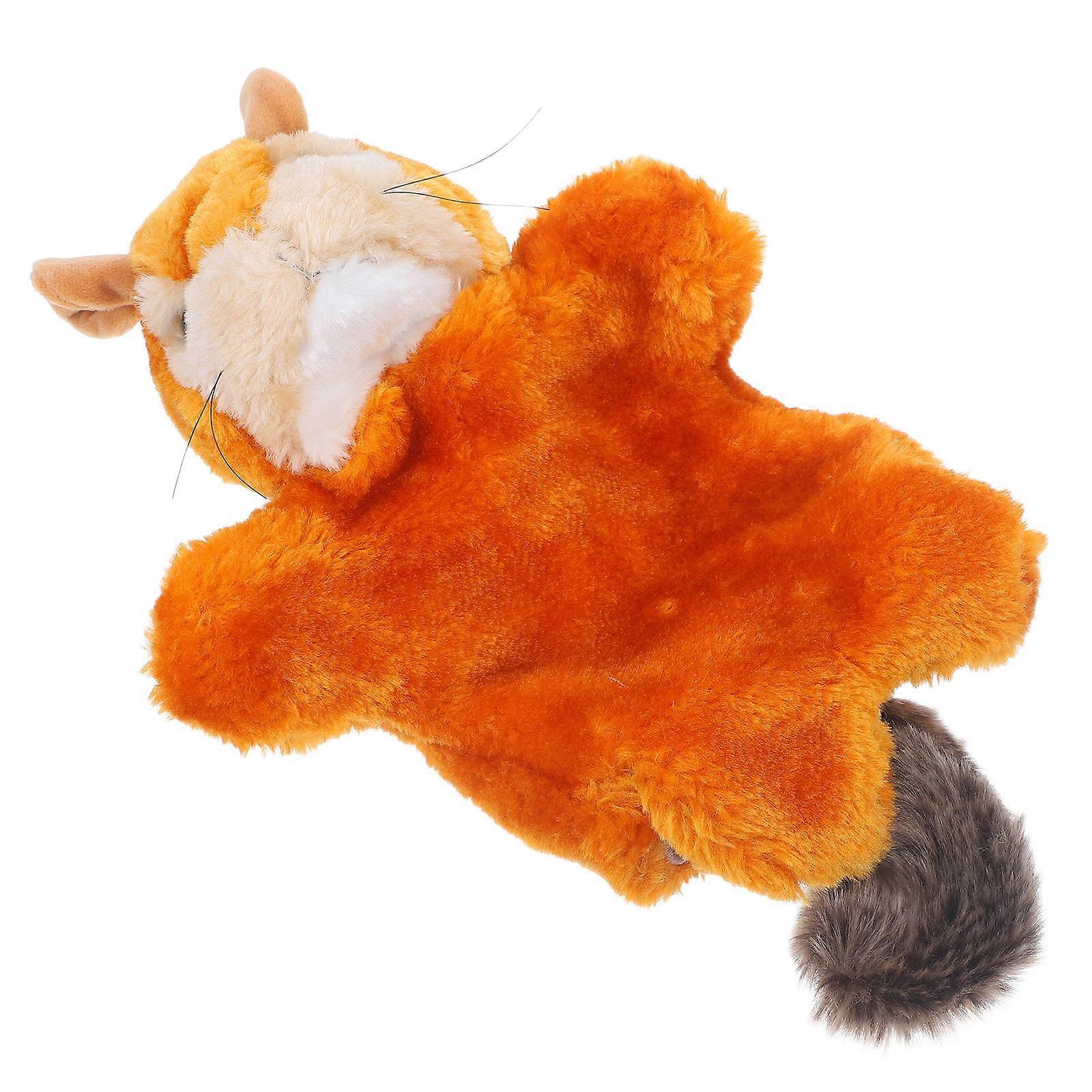Squirrel Hand Puppet Plush Toy for Storytelling 2Pcs Creative Parent-Child Play