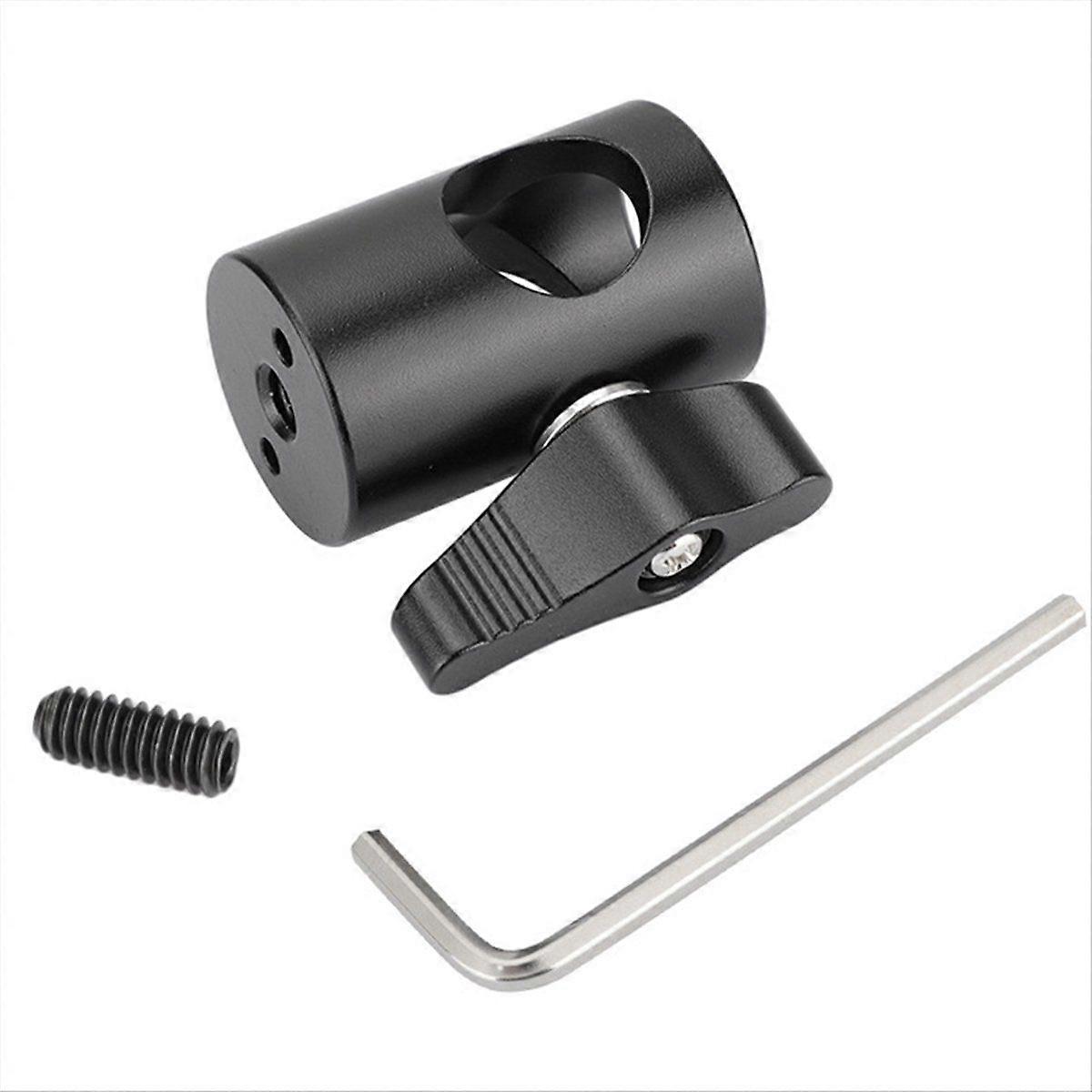 16mm Light Stand Head Adapter Connector with 1/4inch Thread Screw Mount for DSLR Camera Monitor/Flashlight/Tripod Mount