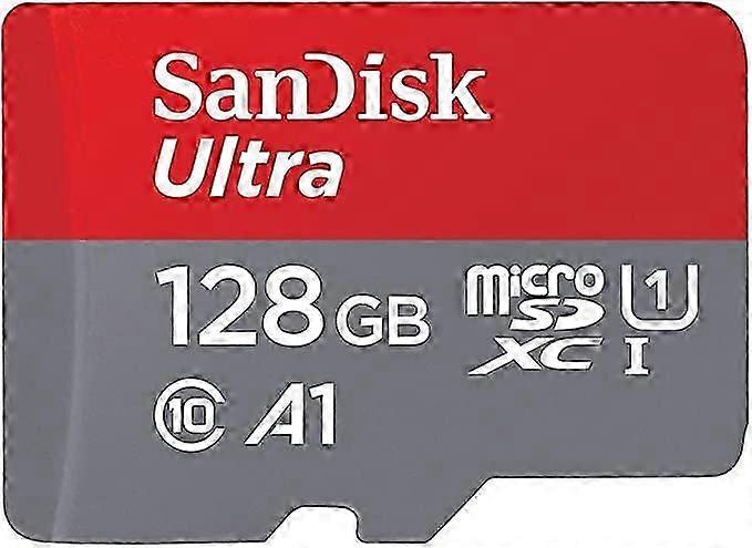 128GB Ultra microSDXC UHS-I Memory Card - Up to 100MB/s, C10, U1, Full HD, A1, MicroSD Card - SDSQUAB-064G-GN6MA