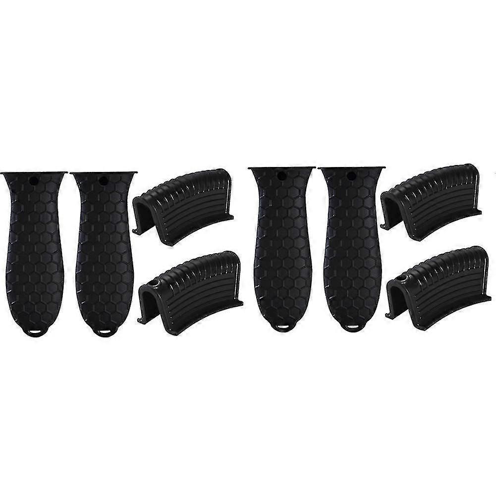 Case Pack Silicone Hot Grip Bracket Cover Cast Iron Grip - Black