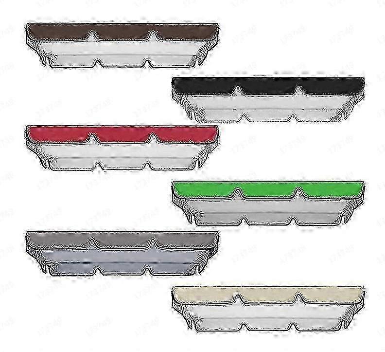 Double Swing Canopy Replacement - Weatherproof Polyester Patio Cover TroveMart