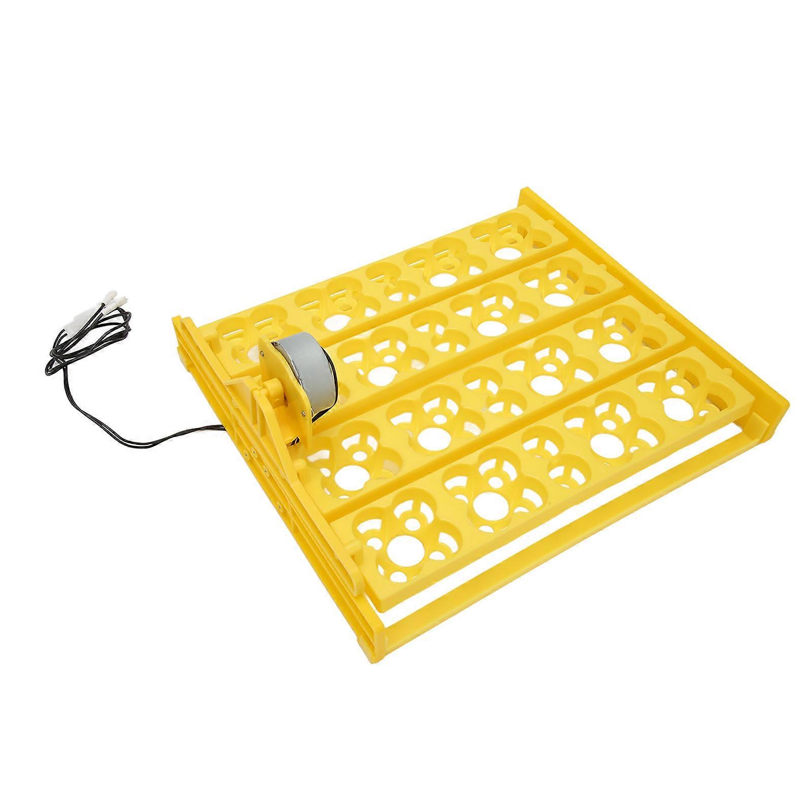 Egg Turning Tray Multifunction Automatic Egg Turner Incubator Tray for 16 Duck Eggs 16 Eggs 72 Quail Eggs Incubation DC12V 