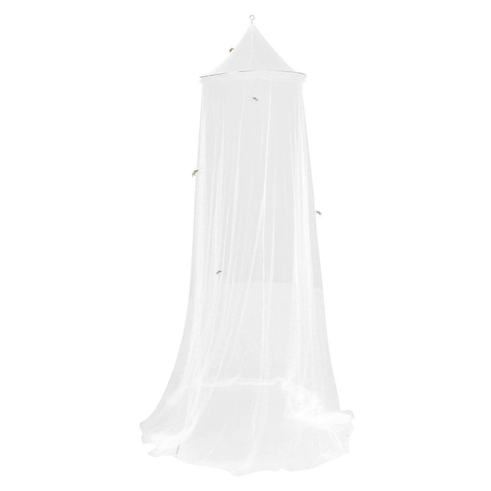 YOBOLK Mosquito Repellent Clearance Round Lace Insect Bed Canopy Netting Curtain Dome Mosquito Net Elegant White Mosquito Zapper