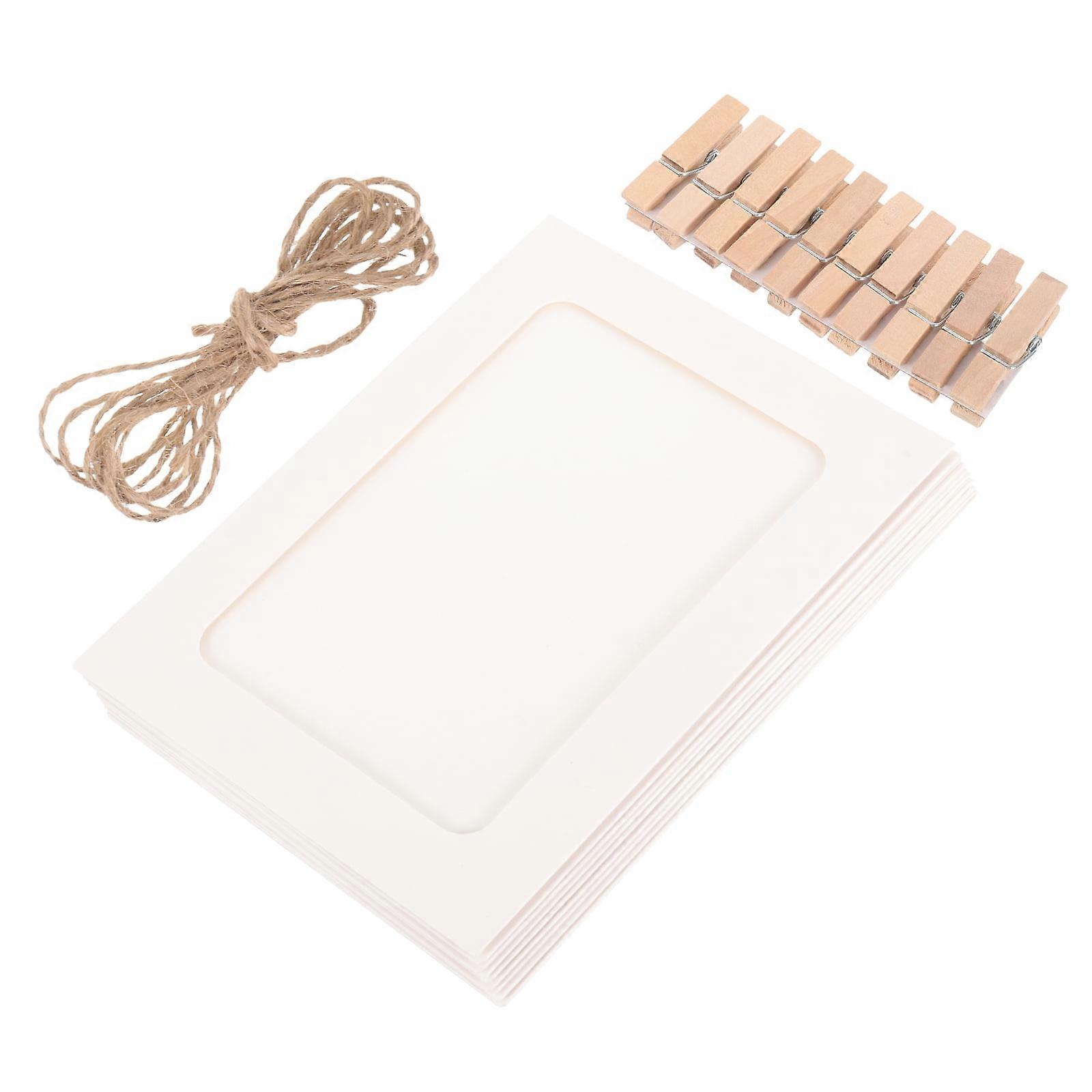 20pcs Paper Picture Frames Wall Collage Photo Frames Picture Display Frames