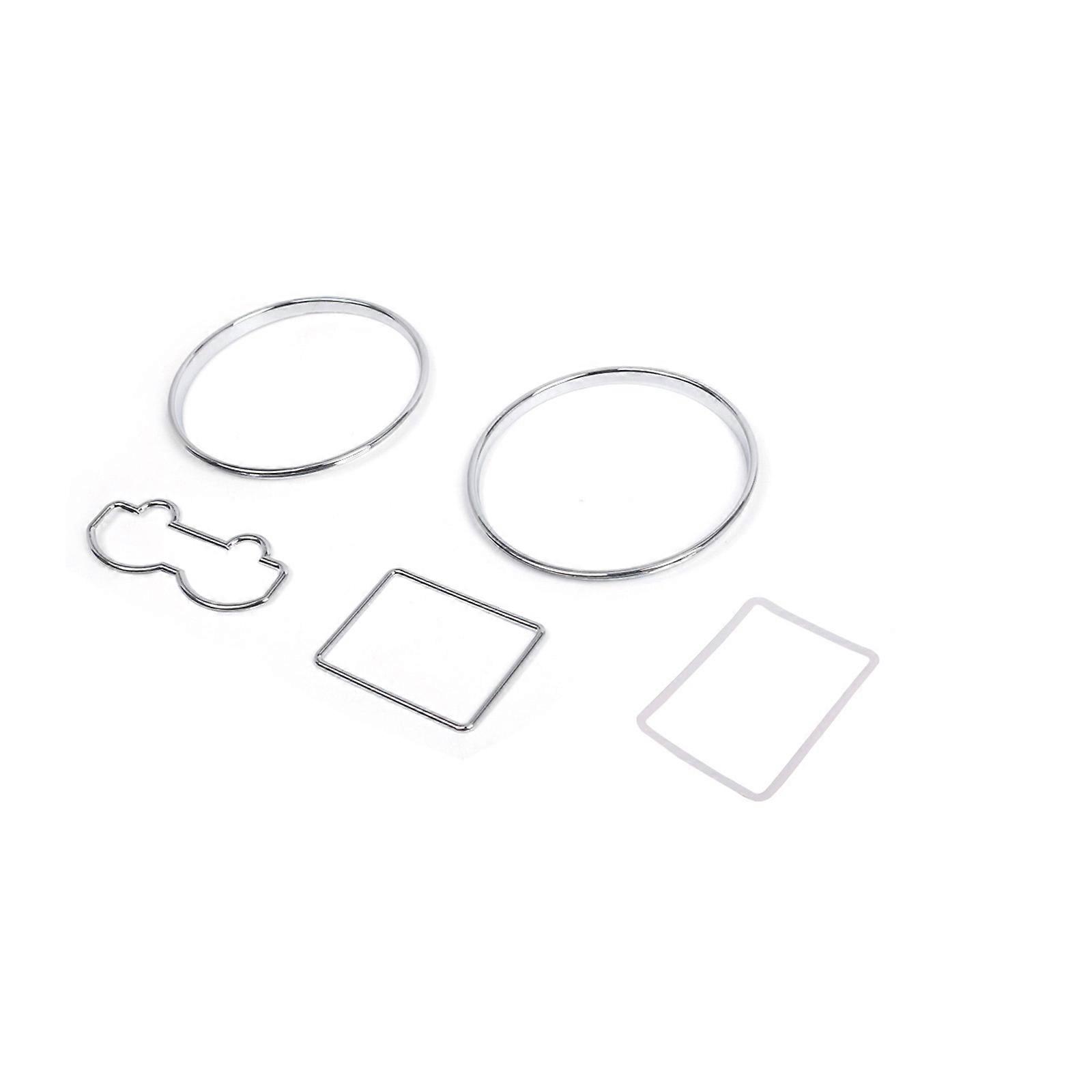 Gauge Rings Bezel Set for MKIV 1997-2003 Speedometer Dashboard Gauge Rings Trim Speedometer Bezel Trim Multicolor