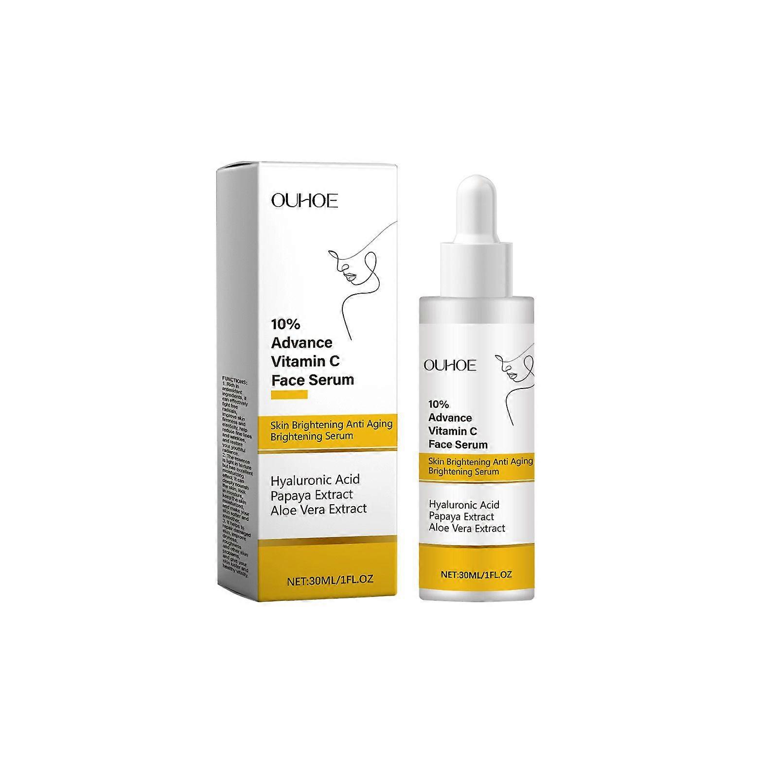Ouhoe Vitamin C Facial Essence Hydrates And Moisturizes The Face, Making It Smooth And Improving Skin Texture. It Is A Nourishing Essence