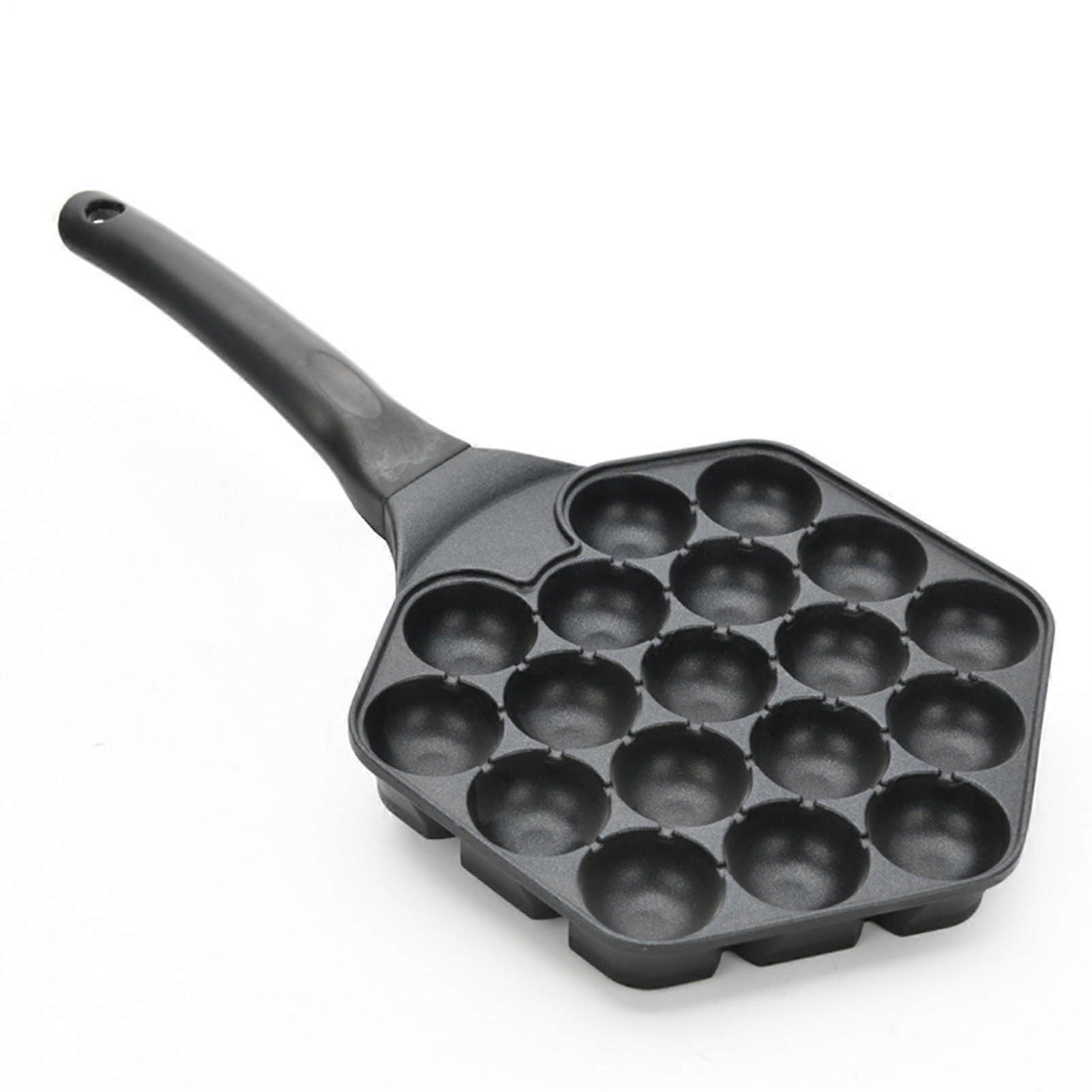 Takoyaki Pan 18Cavity NonStick Grill Pan Takoyaki Griddle Round Pancake Maker