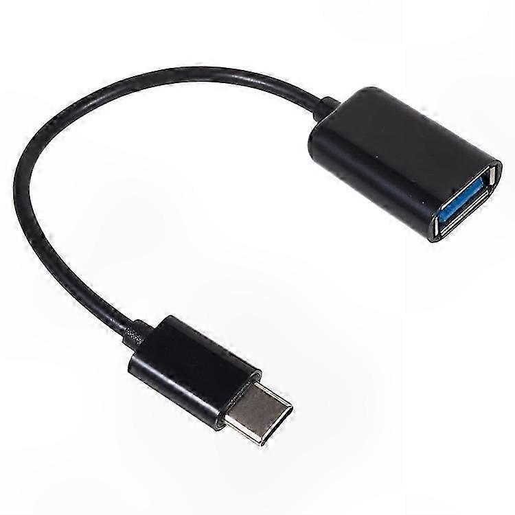 USB-C Male to USB-A Female Adapter Cable for Data Transfer and Charging