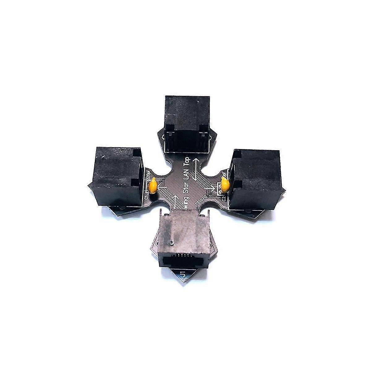 Throwing Star Lan Tap Network Packet Capture Module Replica for Ethernet Communication Monitoring