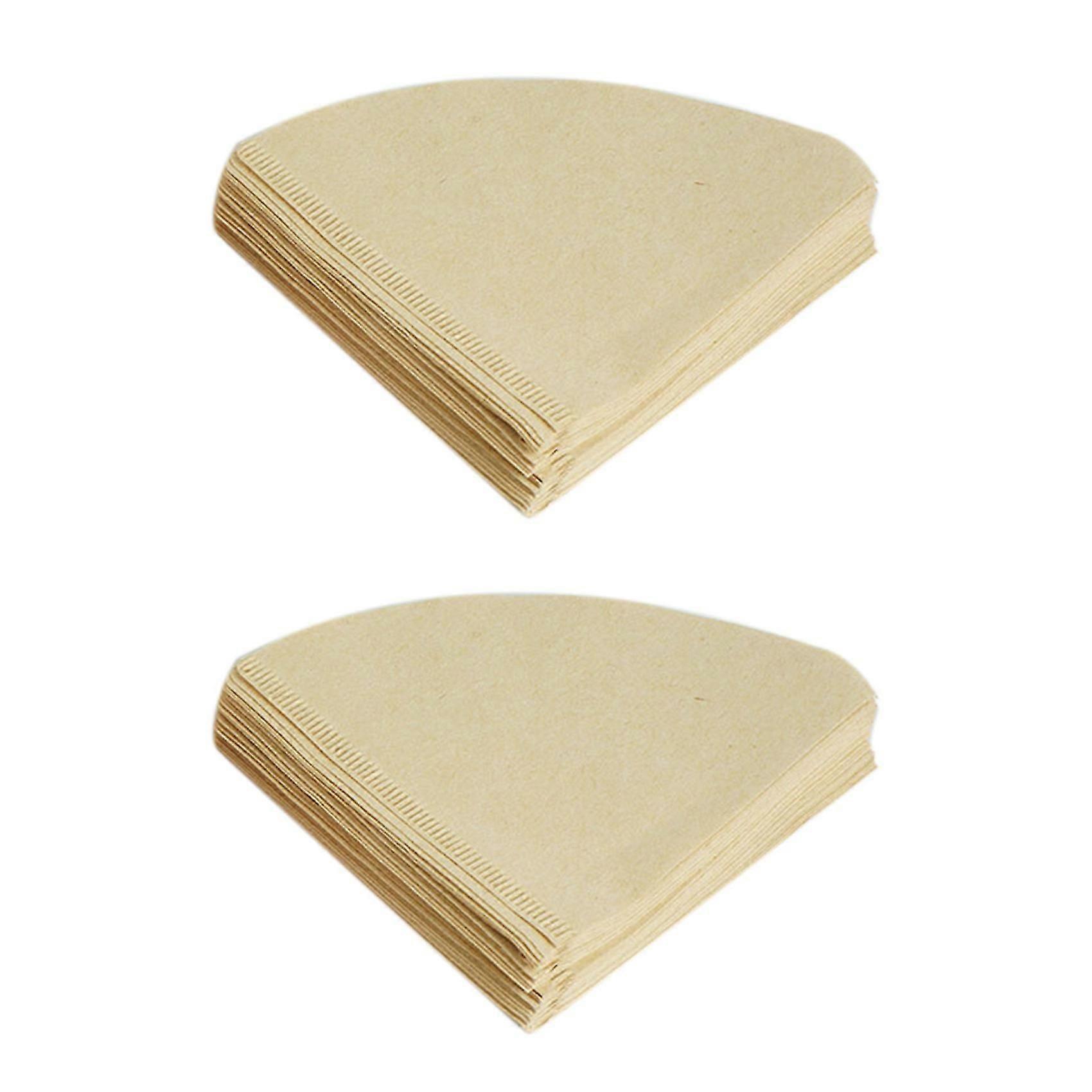 160pcs V Shape Coffee Filter Paper Cone 1-2cup For V60 Dripper Coffee Filters Cups Coffee Drip Tool