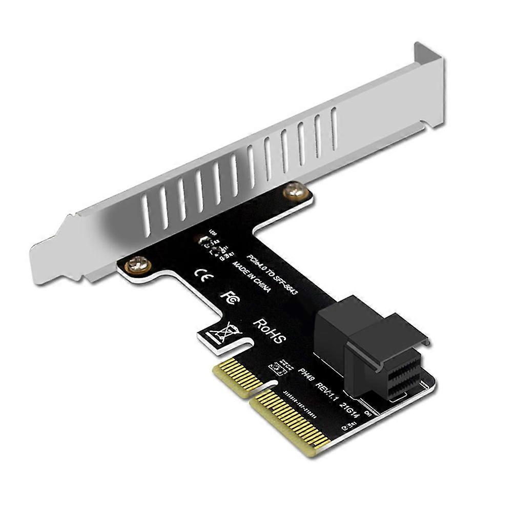 jixopn PCI E To SFF-8643 Riser Card PCIE To U2 Solid State Drive Adapter (Full Height)
