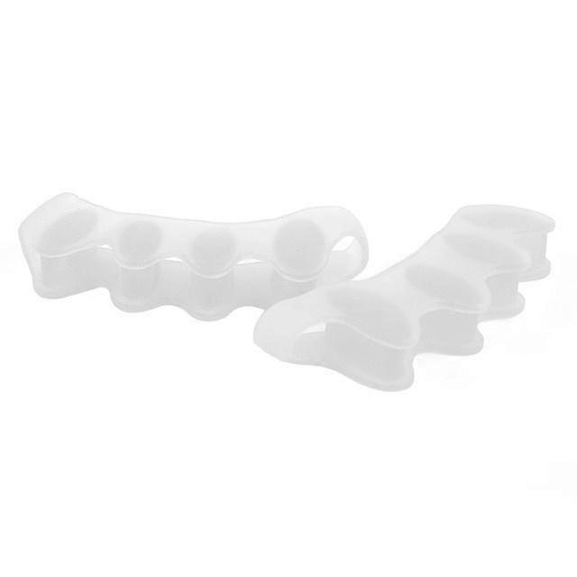 1 Pair Silicone Toe Separators Straightener Toe Corrector Spacer Spreader Stretcher for Bunion Relief Hammer Toes Toe Correction