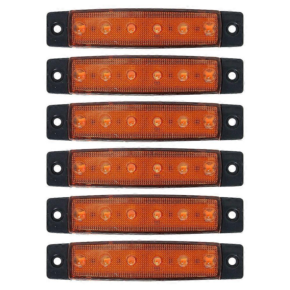 6Pcs Marine Boot Lichter 6 LEDs Innen Lichter Wasserdichte Boot Navigation Lichter