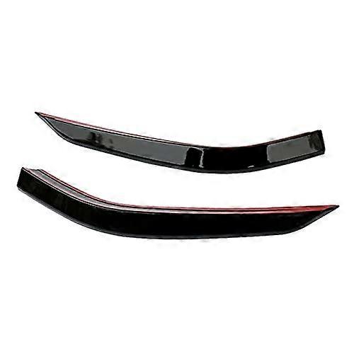 Front Bumper Lip Spoiler For 20182020 Mk7.5, ABS Plastic, Side Surround Shovel