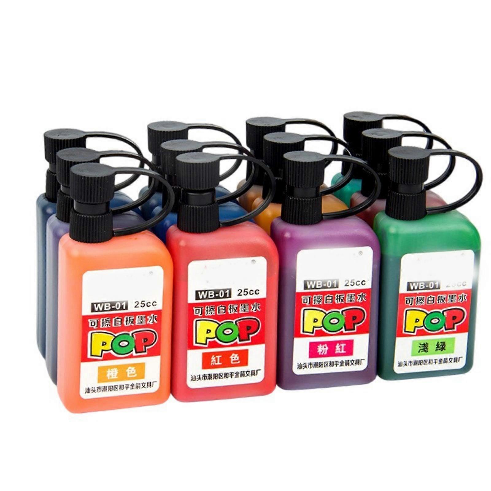 Bulk Erasable Markers Set 8/12 Dyes Refillable Toner Ergonomic Grip For Lectures Lectures Training Multicolor