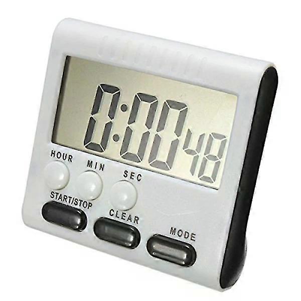Digital Egg Timer / Kitchen Timer With Loud Alarm, Up And Down Function, Magnetic Stand, Black yc