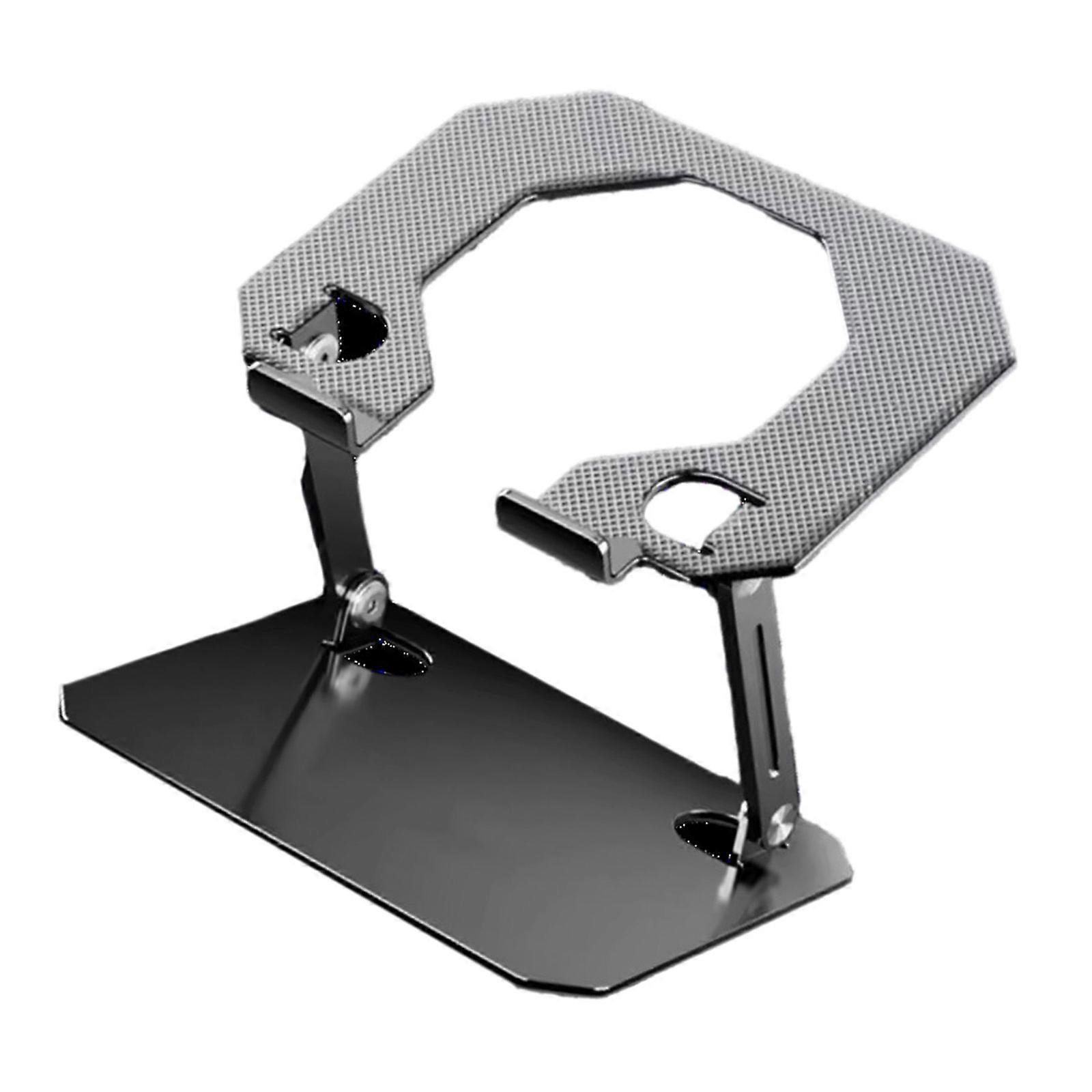 Adjustable Tablet Stand for Long Hours Use in Bedroom or Office Lightweighted Metal Notebook Holder Foldable Multicolor