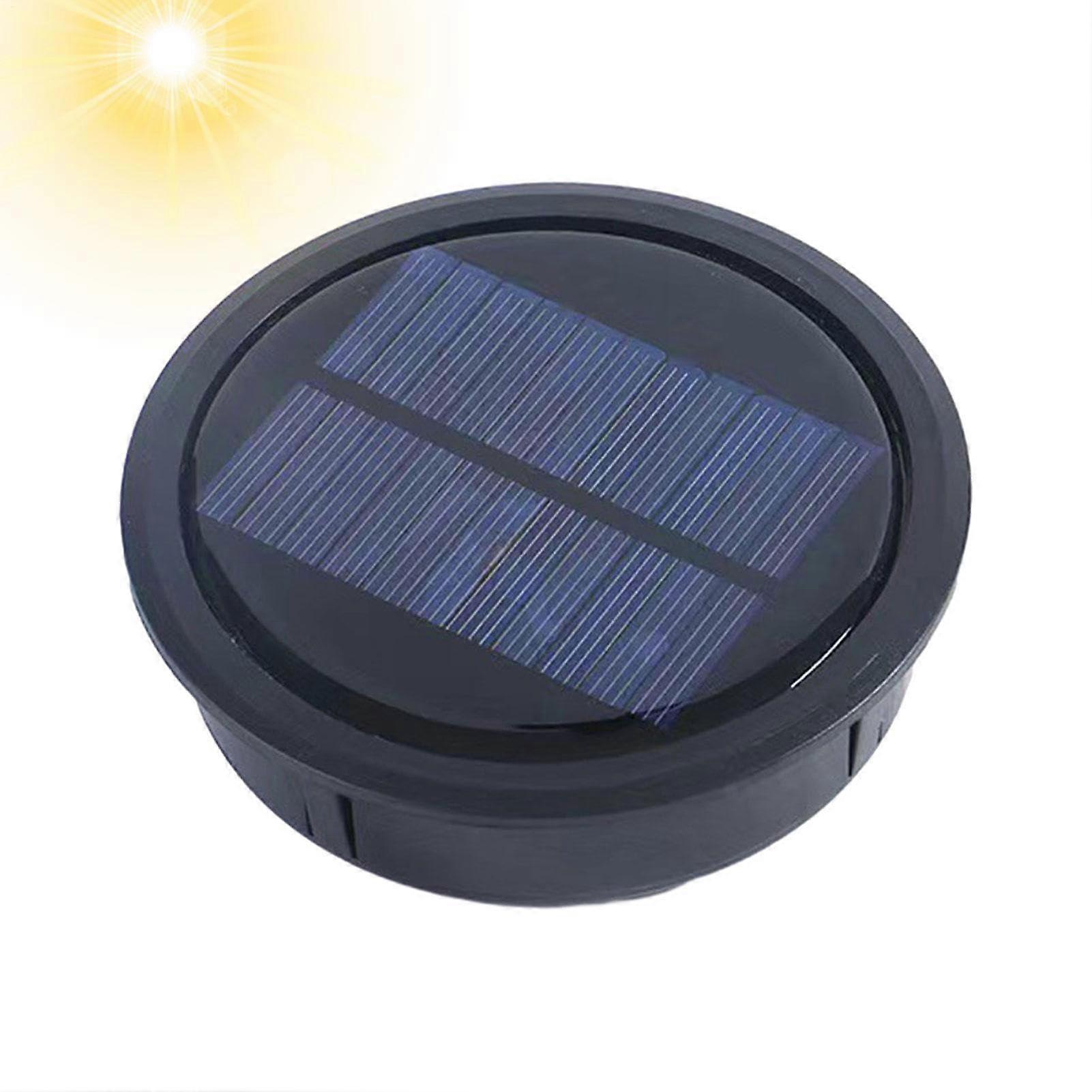 Solar Light Replacement LED Solar Panel Lantern Lid Lights Waterproof Garden Lantern Warm White Automatic On Off