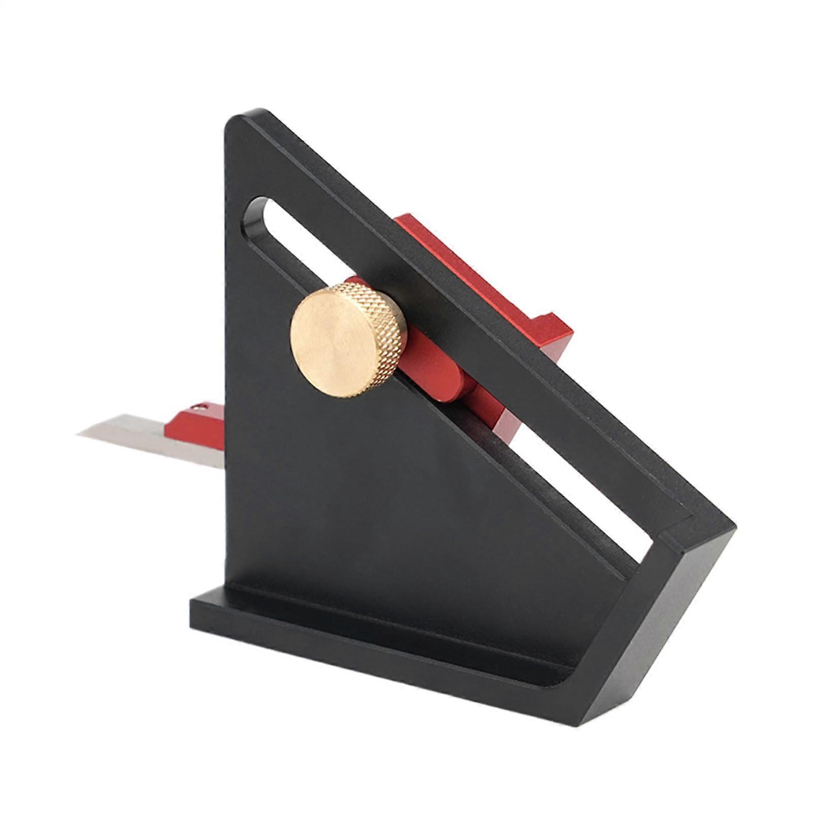 Router Setup Blocks 0.58mm for Precision Wood Cutting Table Saw & Drill Measuring Tasks Anodised Aluminium Ruler