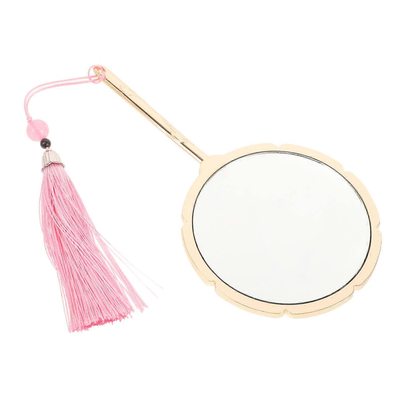 Vintage Handheld Mirror for Makeup Portable Clear Reflection 1 Piece