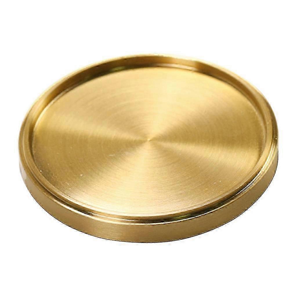 Round Coaster Set - Copper Heat Resistant Cup Tray