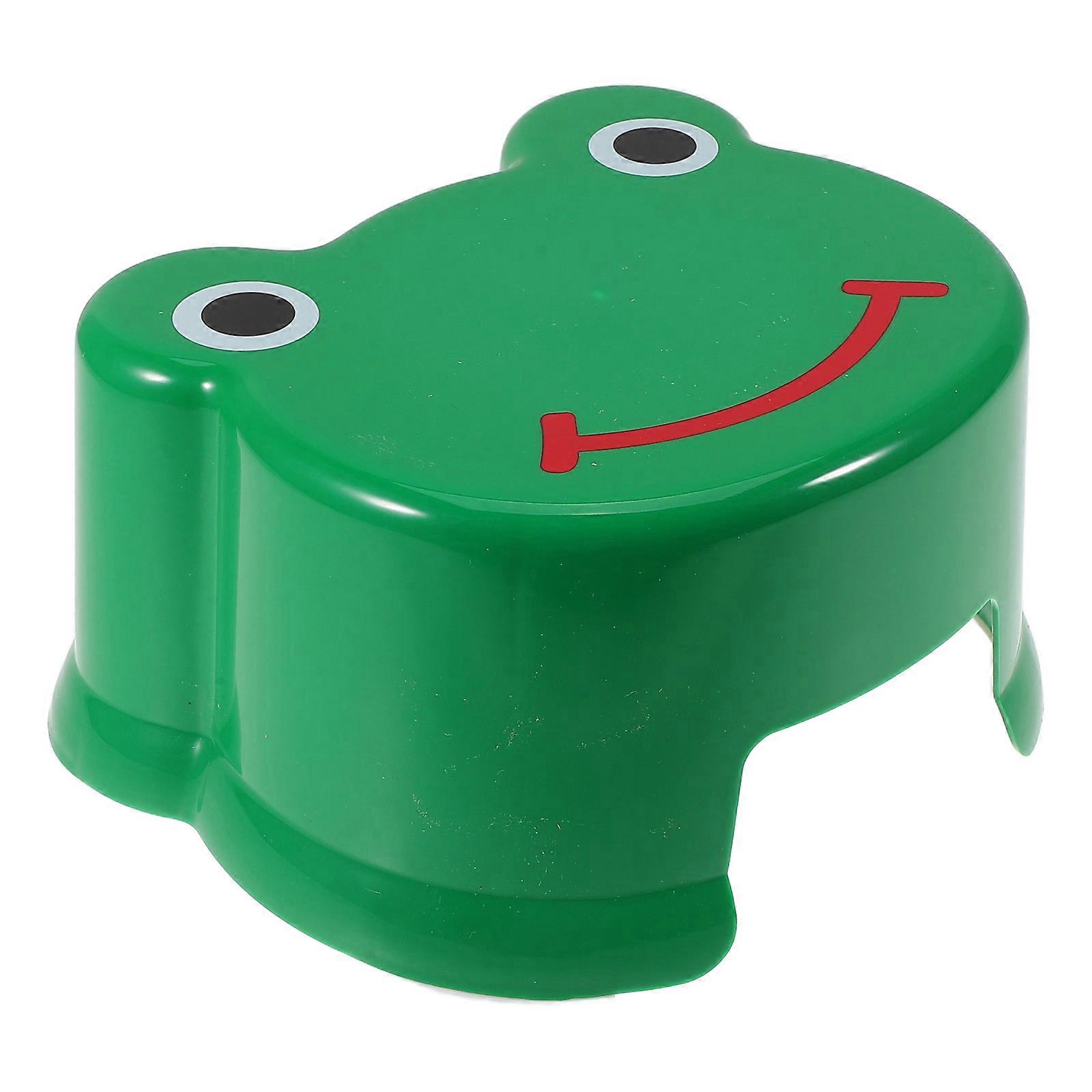 Kids Cartoon Plastic Stool with Non Slip Step Stool for Bathroom Use
