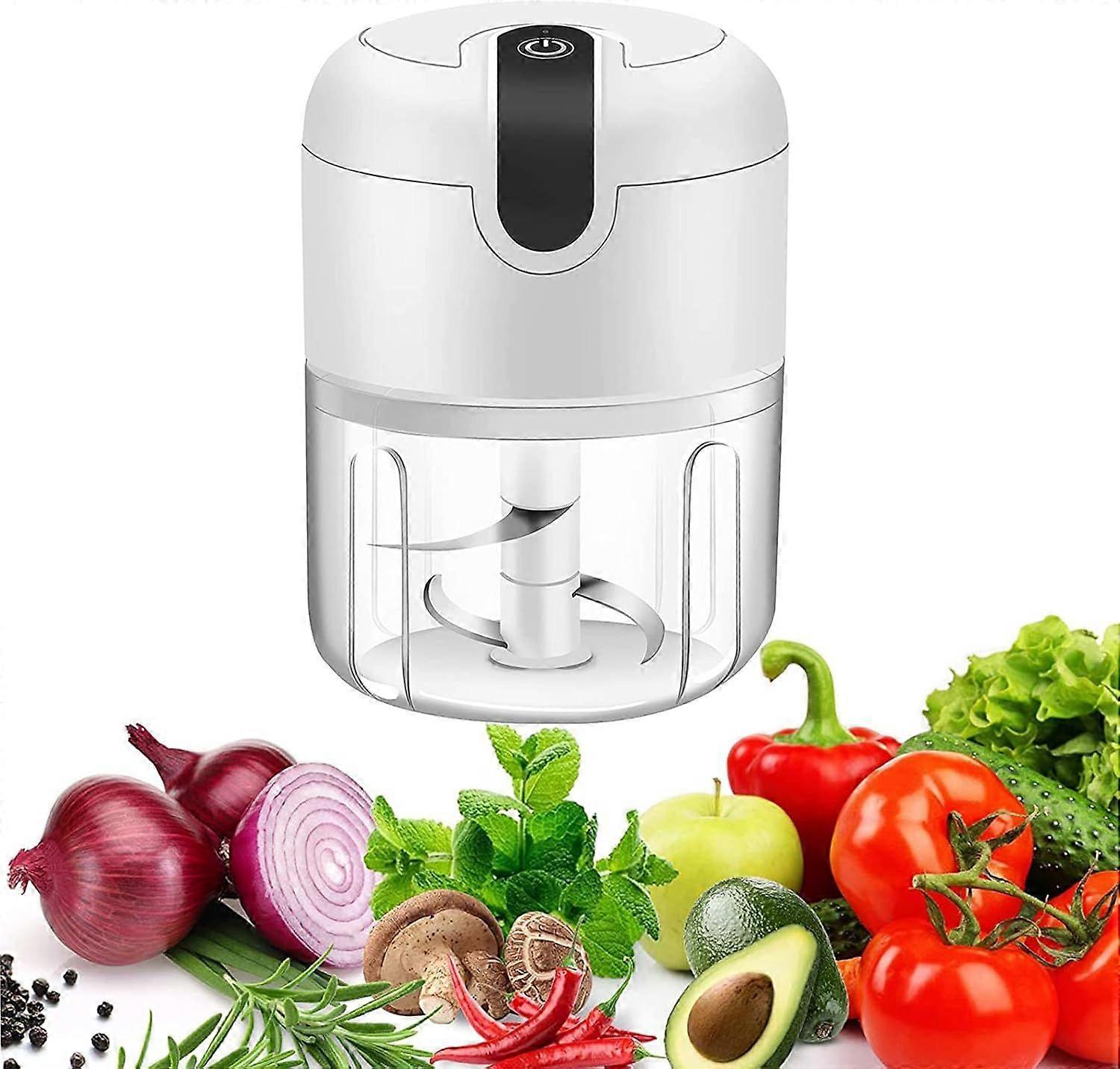 Electric Mini Garlic Chopper,Food Processor,Portable Cordless Garlic Mincer