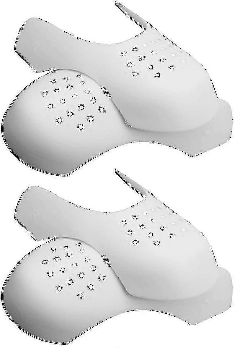 2 أزواج سلاح الجو 1 المضادة تجعد حامي، المضادة تجعد حامي الأحذية، للرجال 7-12 إصبع القدم حامي