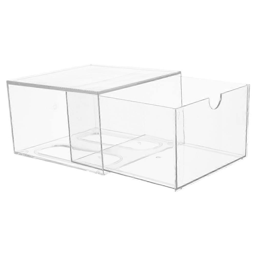 Stackable Clear Acrylic Organizer for Storage of Face Towel