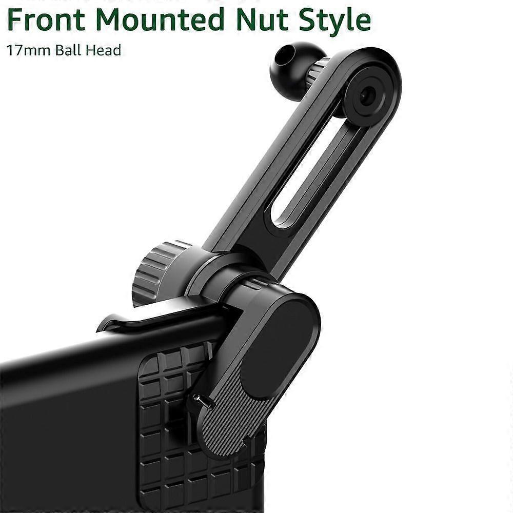 17mm Ball Head Car Display Screen Phone Holder Base Bracket Fixed Mobile Phone Holder Base Adjcomtable for Tesla Model 3/Y/S/X