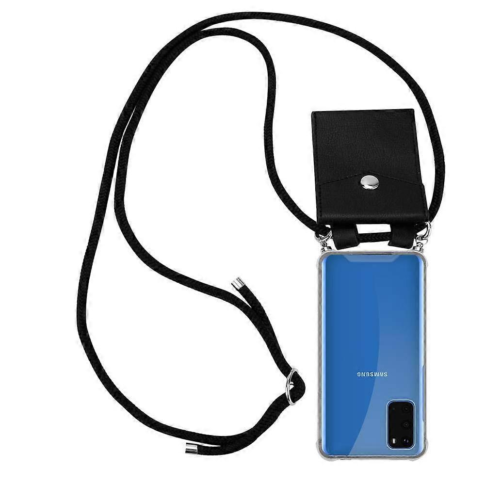 Samsung Galaxy S20 Case Silicone Case - Cord with Silver Elements