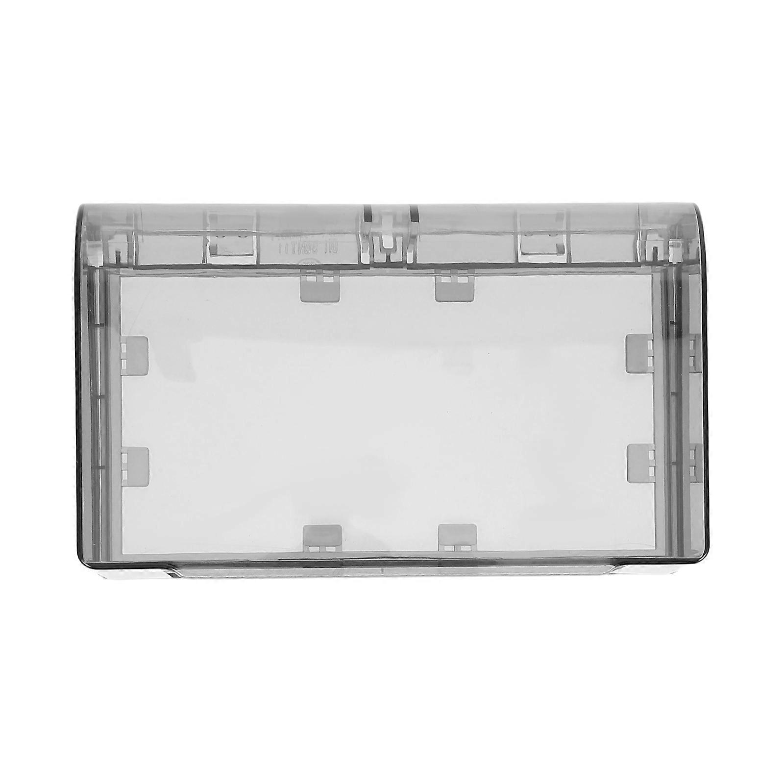 Black Double-Position Socket Cover Providing 4Pcs for Kitchen Protection