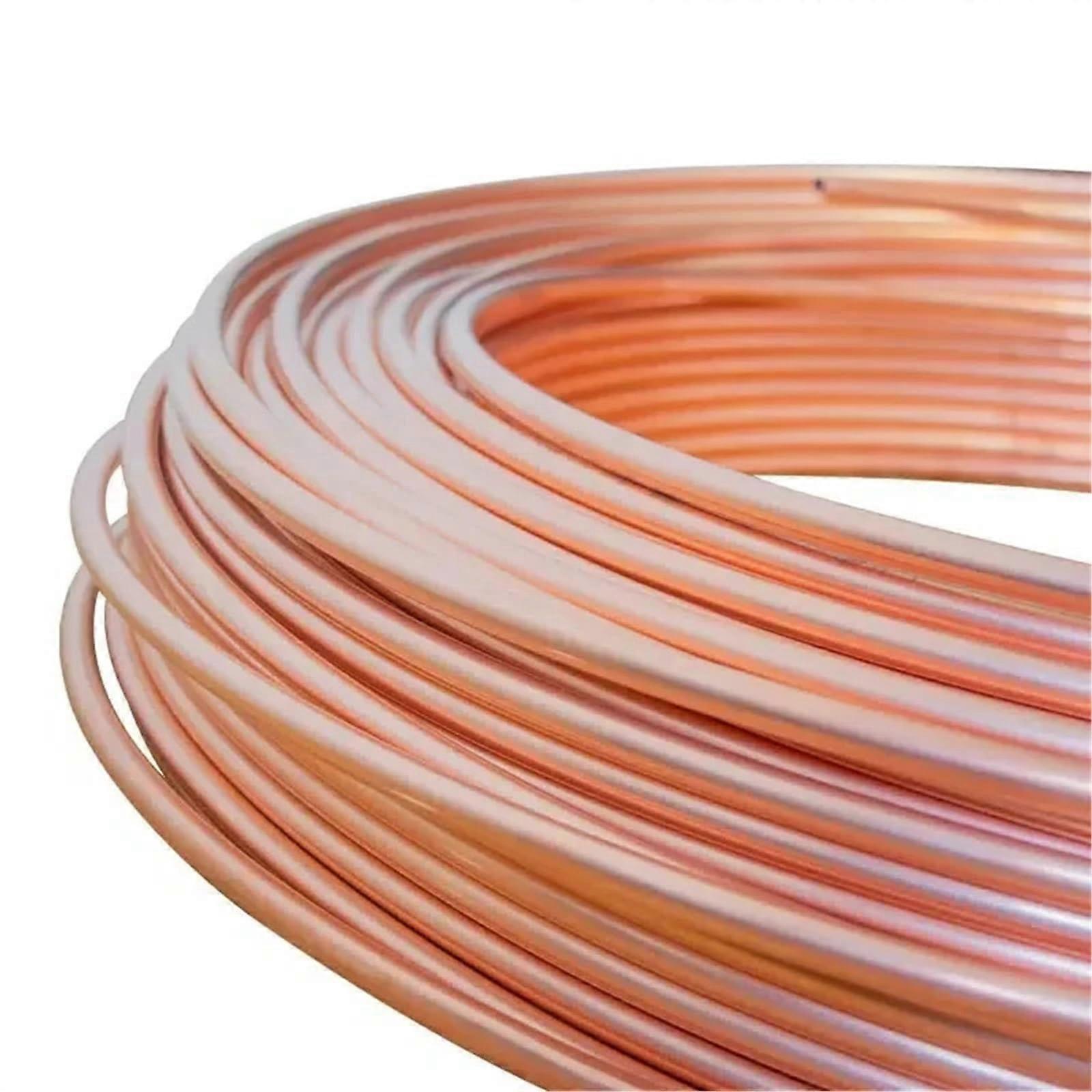 T2 Soft Copper Tubing Bundle Flexible Capillary Tubing For Refrigeration And Air Conditioning OD 2mm To 10mm 0.5m 5x1mm