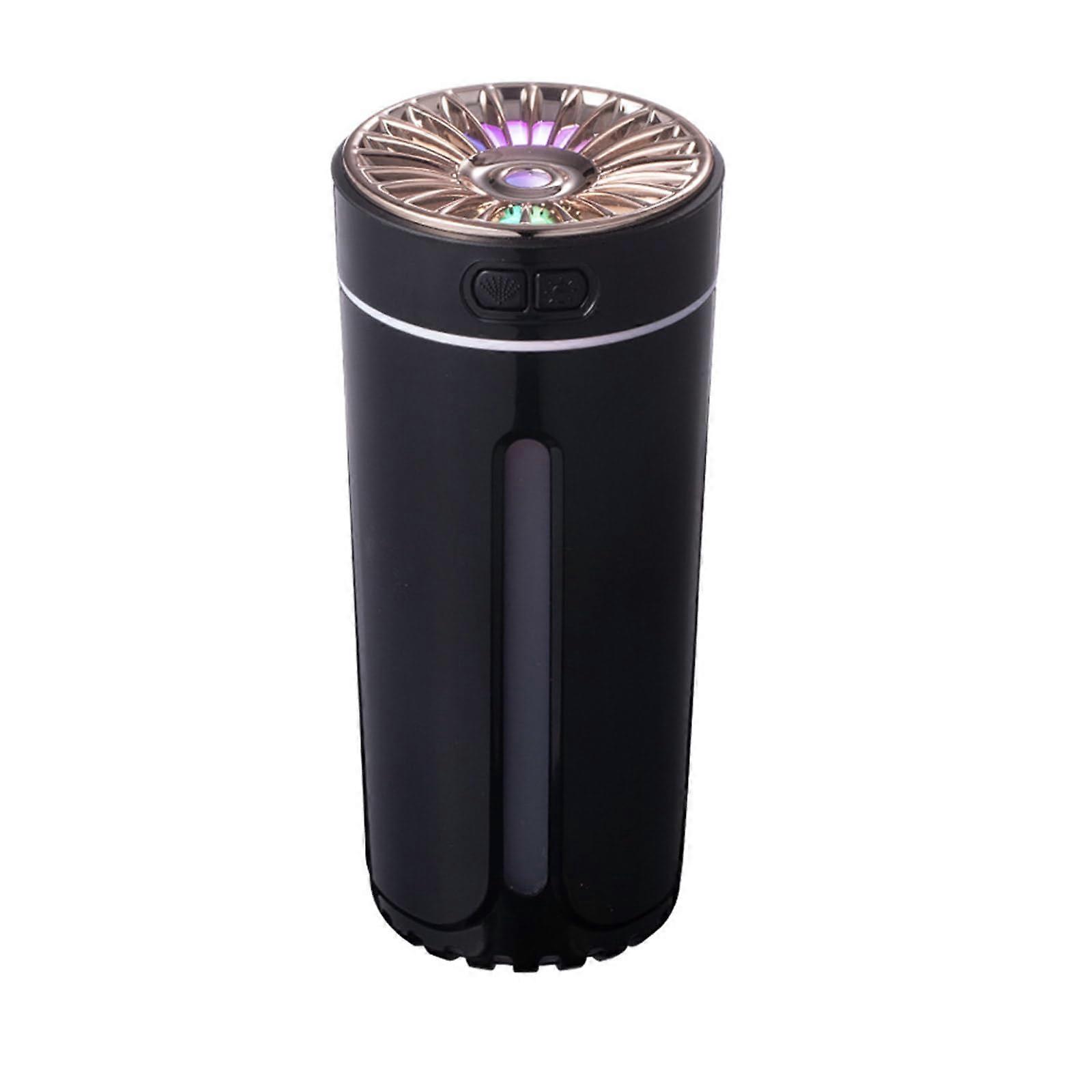 Car Air Humidifier with LED Night Light, 300ml USB Essential Oil Diffuser for Car, Office, Home