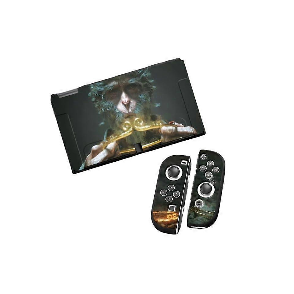 Case for Nintendo Switch OLED with Vibrant Monkey Design, Full Coverage Protective Skin