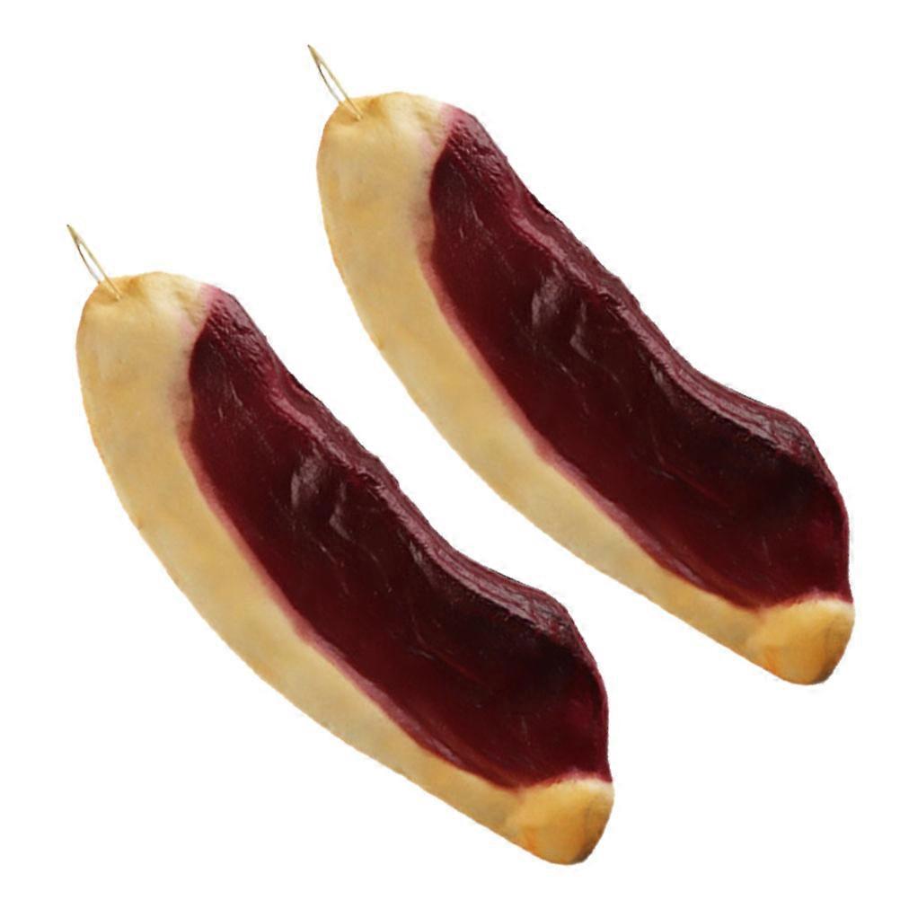 Cured Meat Model Simulation Decoration for Kitchen Display 6Pcs Set