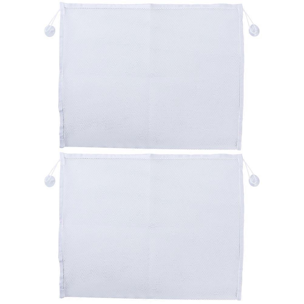 Toy Storage Mesh Bag for Bathroom Use with Strong Suction 2Pcs