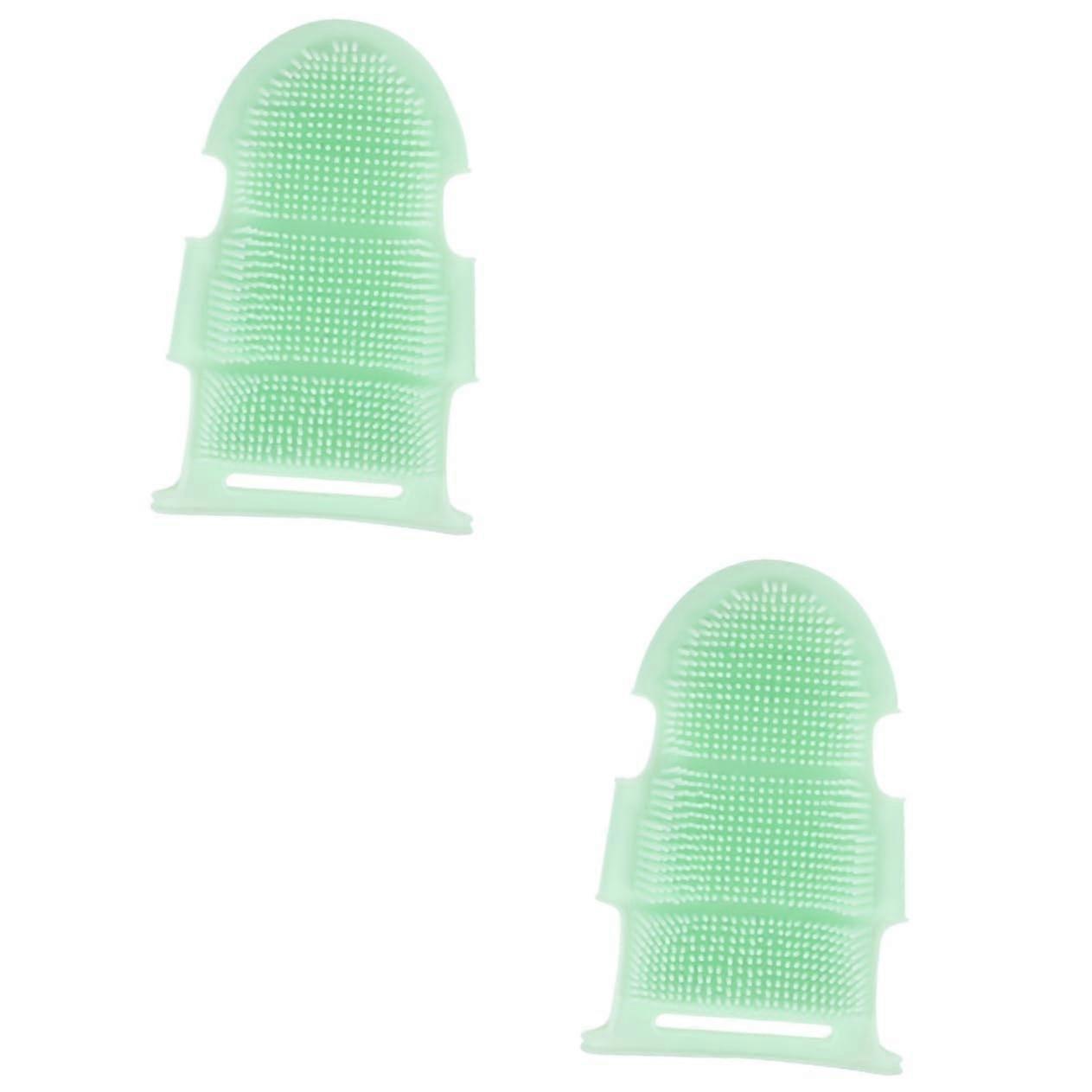 Bath Gloves Body Scrubber 2pcs for Deep Cleansing Massage Shower Spa with Comfortable Grip
