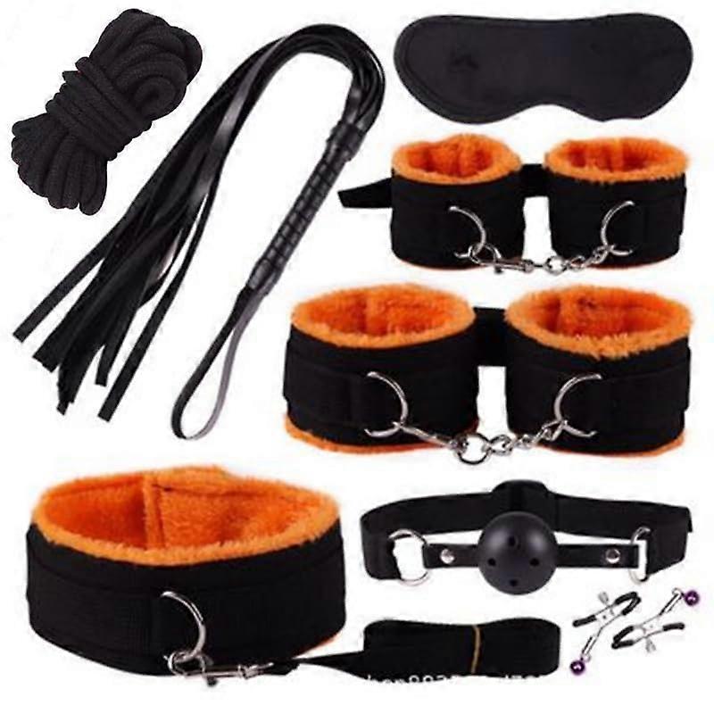 Massage Bed Strap Set Adjustable Nylon Soft Comfortable 10Piece for Therapy and Outdoor Use