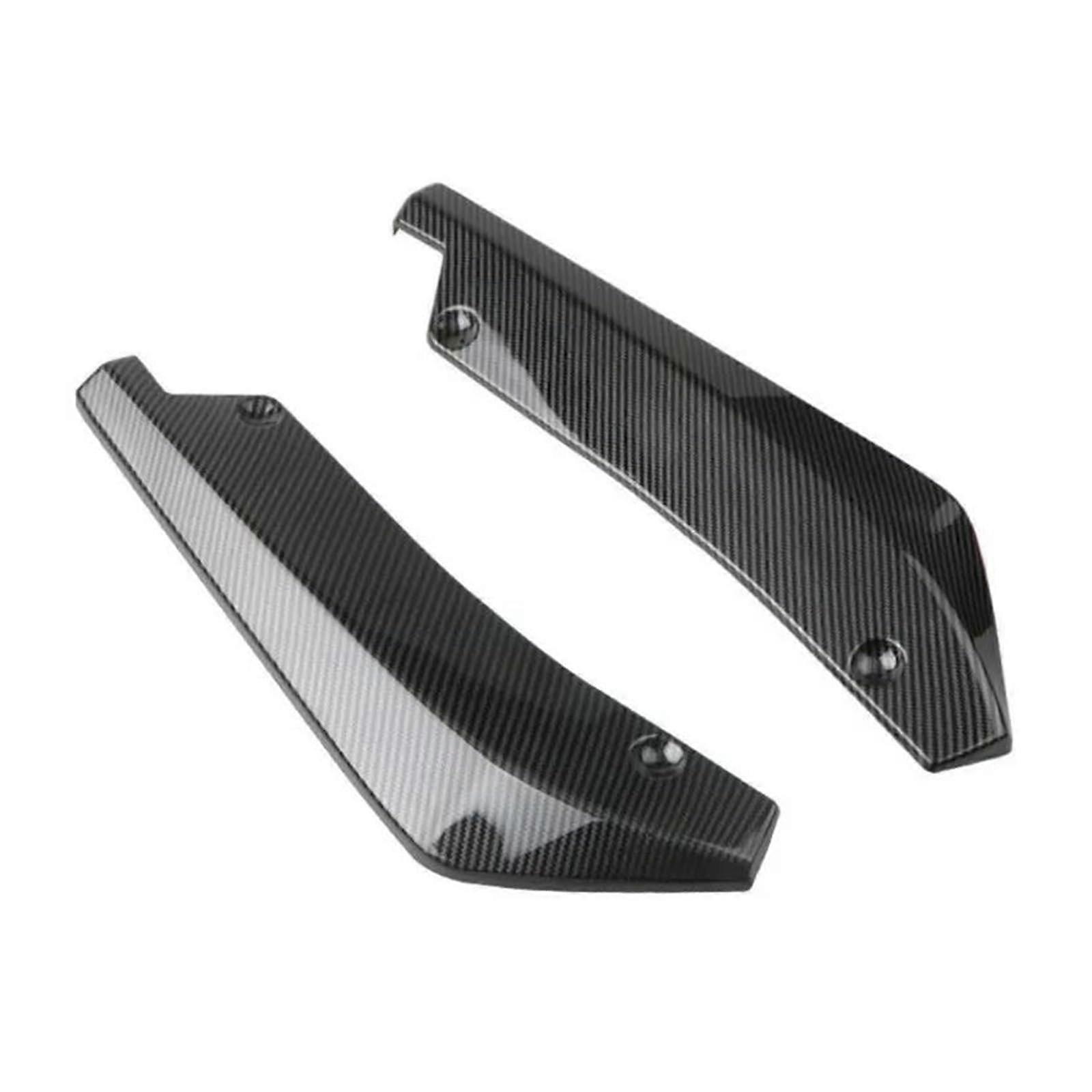 Universal Car Rear Spoiler Diffuser with Carbon Fiber Look, Scratch Protector, Easy Install