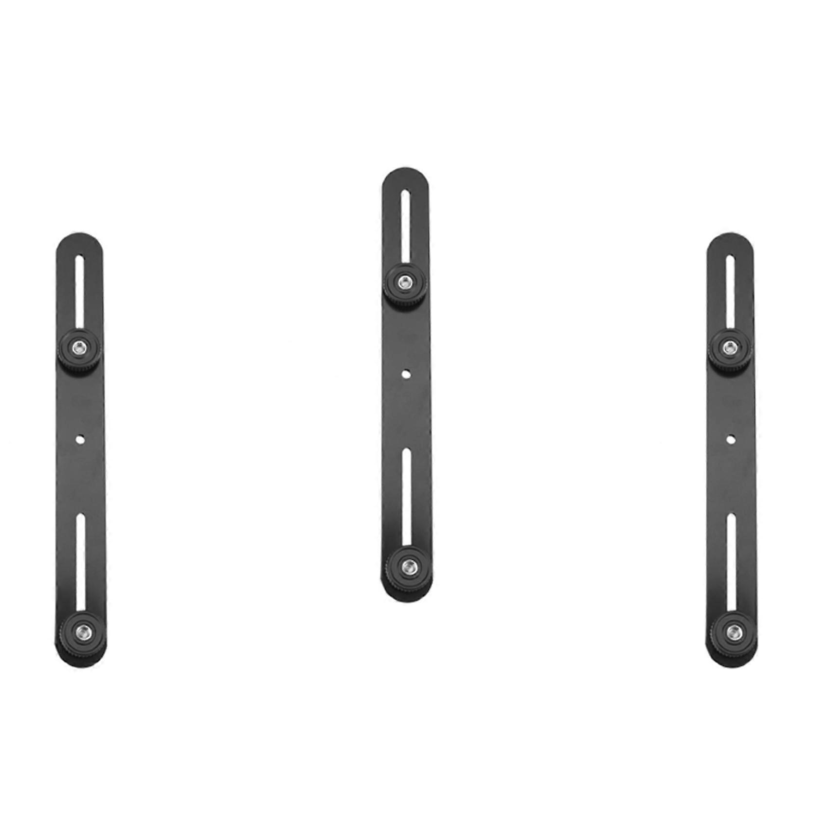 3X Dual Flash Bracket Hot Shoe Bracket Mount Holder for Tripod Stand DSLR Camera