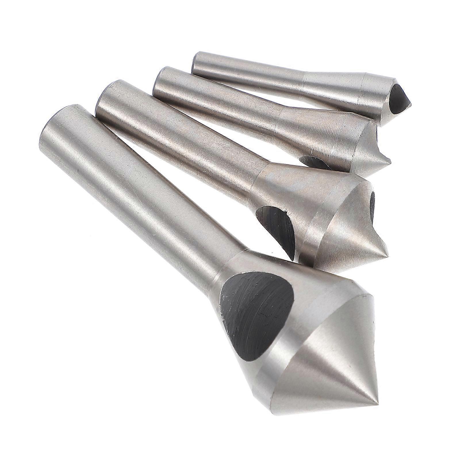 Chamfering Tool Set Durable Steel for Machine 4Pcs Countersunk Head Drill