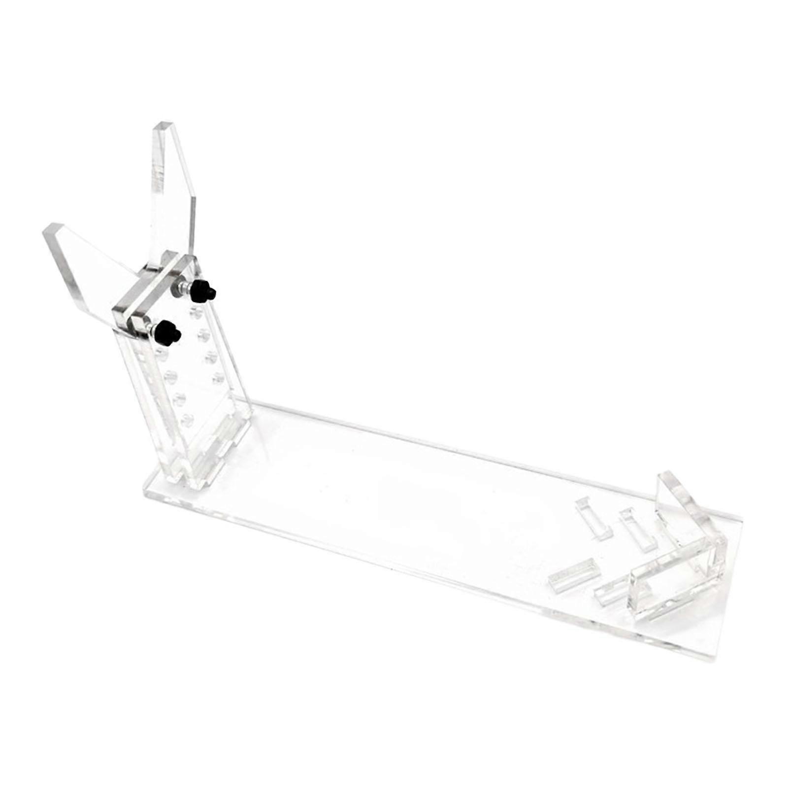 Acrylic Toy Display Rack Adjustable Bracket for Bedroom Trade Shows Tabletop