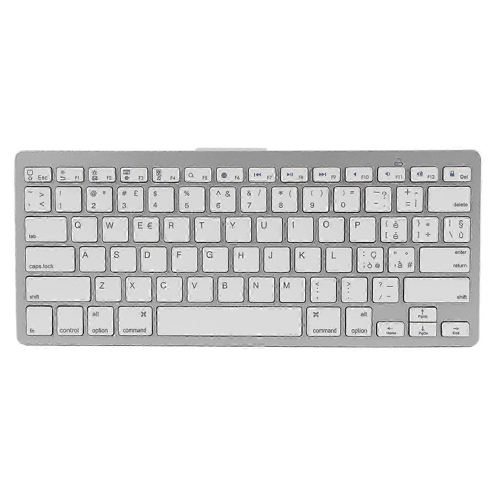 Wireless Keyboard Mini 78 Keys Ultra Thin Portable White Computer Keyboards Android OS X IOS for Windows 25-26