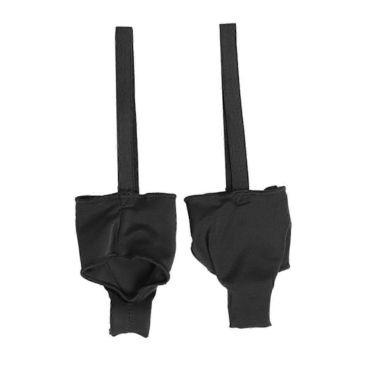 Bunion Corrector for Women Toe Separator Brace with Toe Realignment Support and Comfortable Fit, Black 2pcs